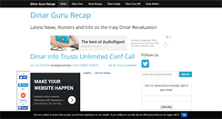 Desktop Screenshot of dinargururecap.com