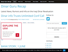 Tablet Screenshot of dinargururecap.com